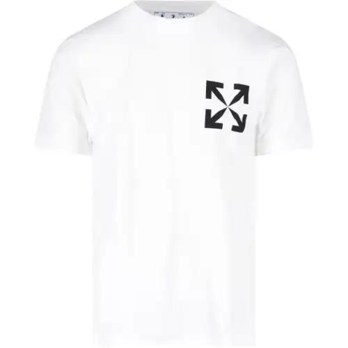 Off- Arrow Logo Crewneck T-Shirt