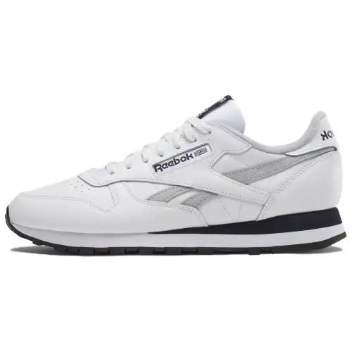 Reebok Classic Leather Low top Casual Shoes Unisex White Gray