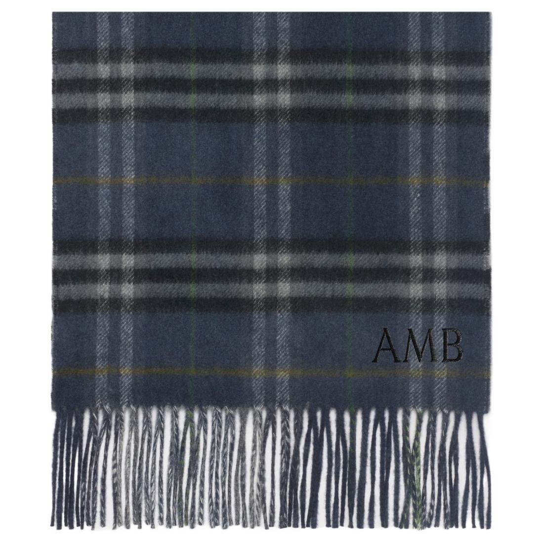 Шарф Burberry (темно-серый)