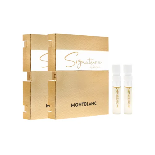 MONTBLANC Montblanc Gilt Seal Perfume Sample Pack EDP Woody Fragrance 2ml*2 Oriental Floral Fragrance