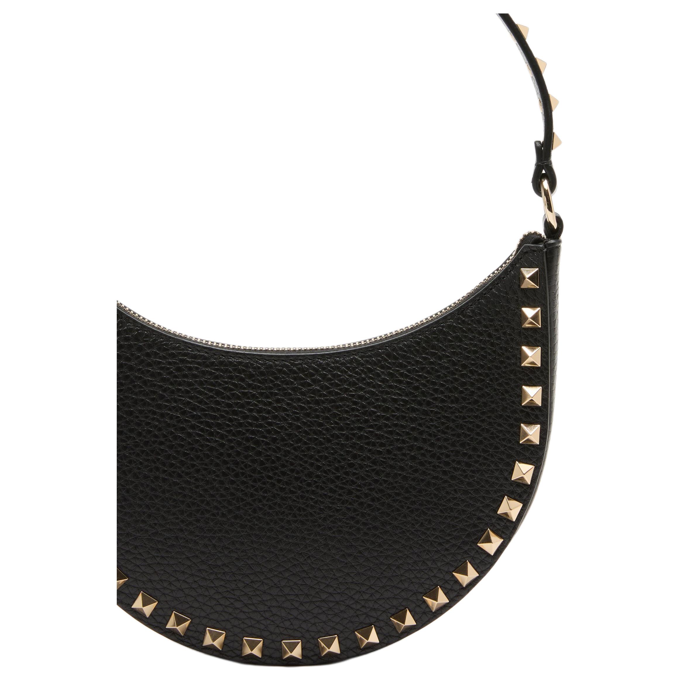 Женская сумка Valentino GARAVANI ROCKSTUD (черная) — фото 5