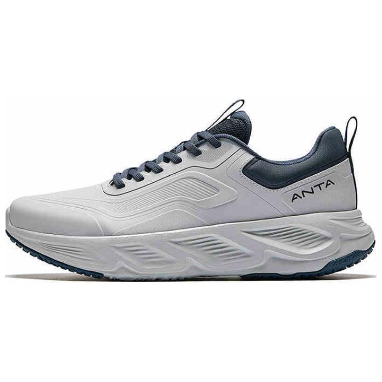 Anta Slip Resistant Abrasion Resistant Low top Running Shoes Men’s Gray Blue