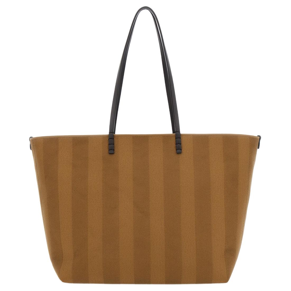 Женская сумка Fendi Тотэ Roll Large (светло-бежевая)