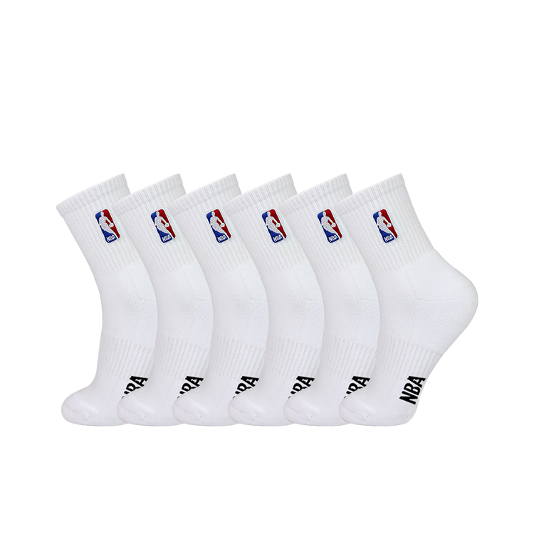 NBA Mid Calf Socks Men’s 6 Pack