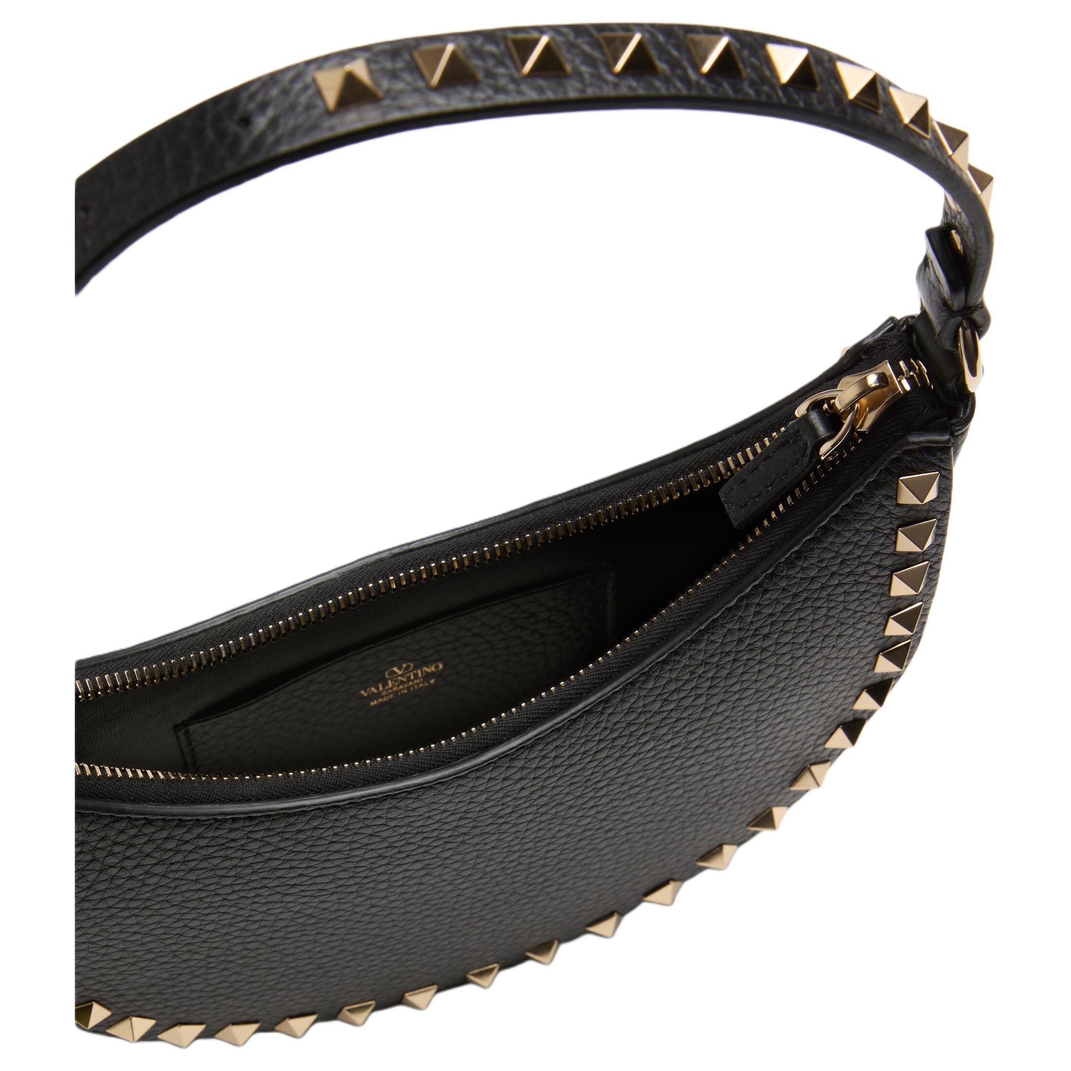 Женская сумка Valentino GARAVANI ROCKSTUD (черная) — фото 6