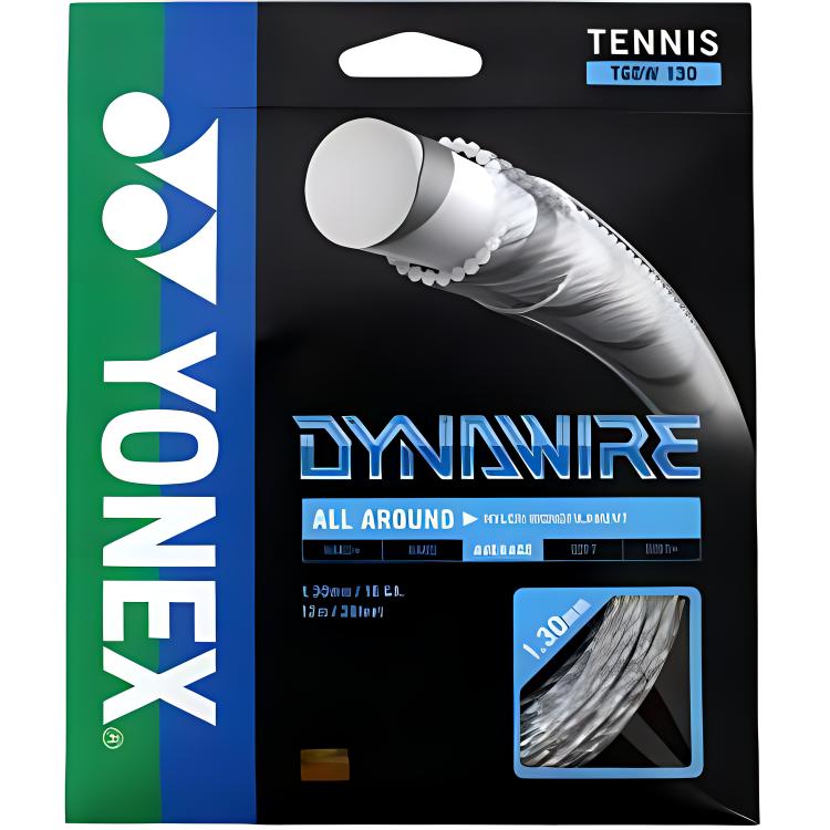 YONEX Tennis Racket Strings Nylon Unisex 12m White Silver