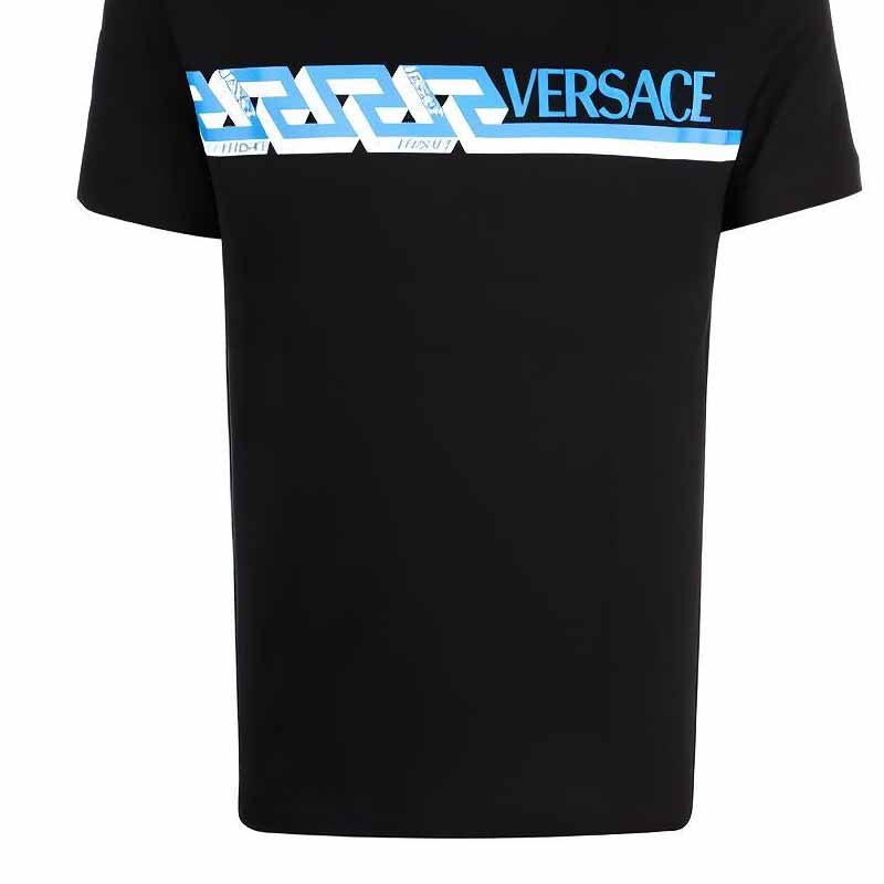 Мужская футболка Versace T (черная) — фото 6