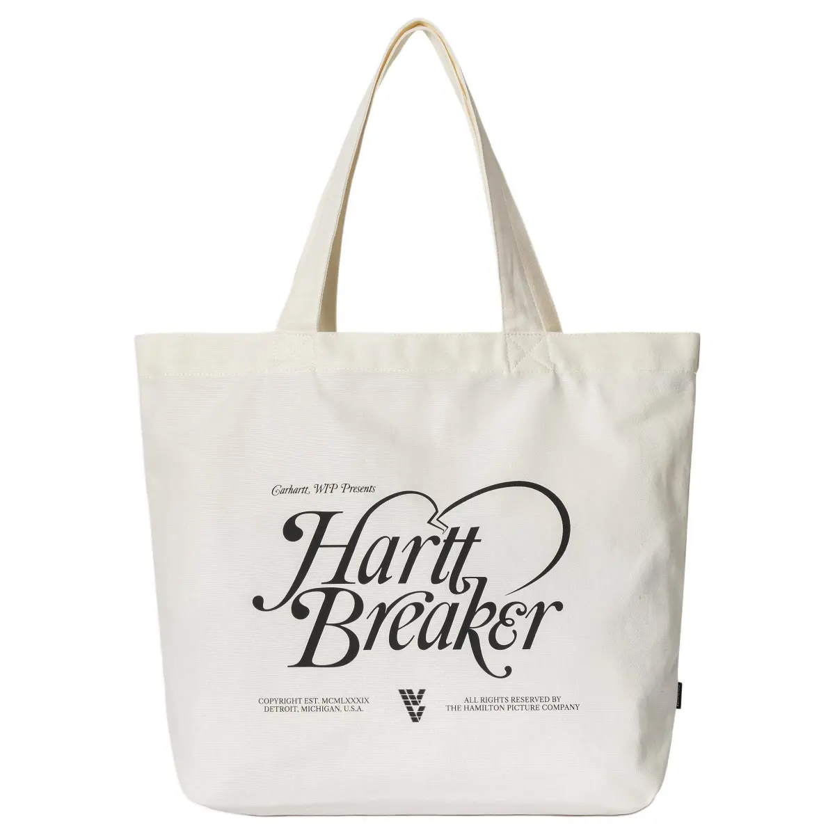 Carhartt WIP Cotton Tote Bag, Shopping Bag, Shoulder Bag Large Unisex White