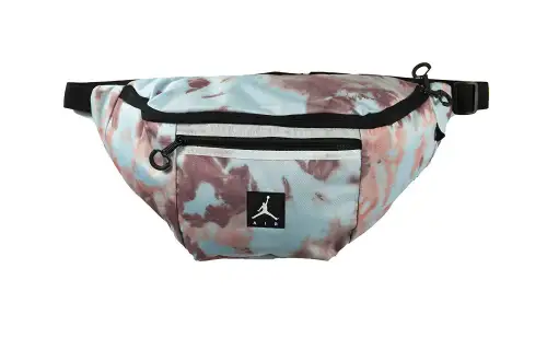 Jordan Polyester Sling Bag, Fanny Pack Large Unisex Dusty Blue Yarn