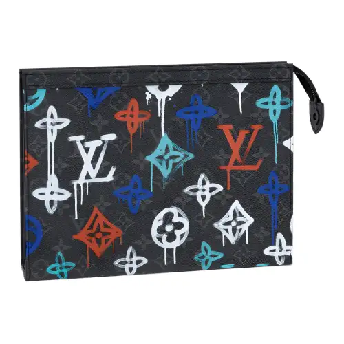 LOUIS VUITTON Pochette Voyage Lv Graffiti Multicolor