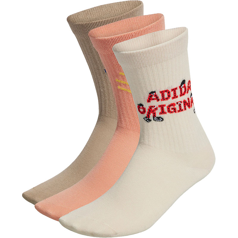 Adidas Originals CHARR MORITA Crew Socks Unisex 3 Pack