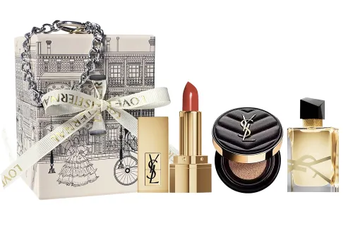 YSL, bar, lipstick, perfume, set