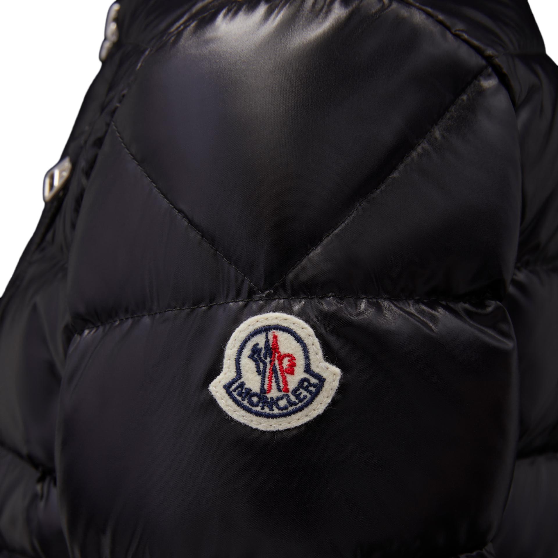 Детский пуховик Moncler (черный) — фото 4