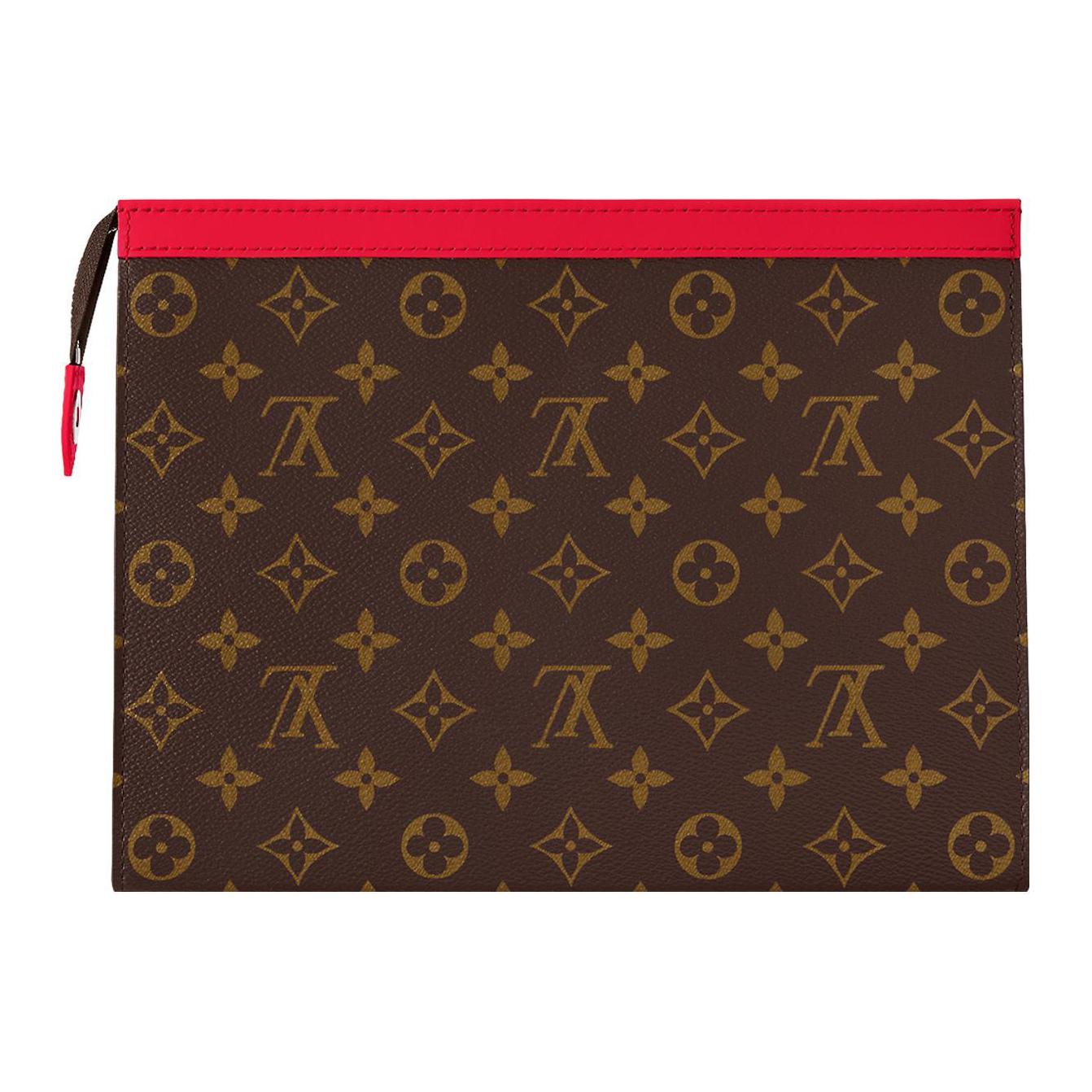 LOUIS VUITTON Pochette Voyage Mm Colormania Red