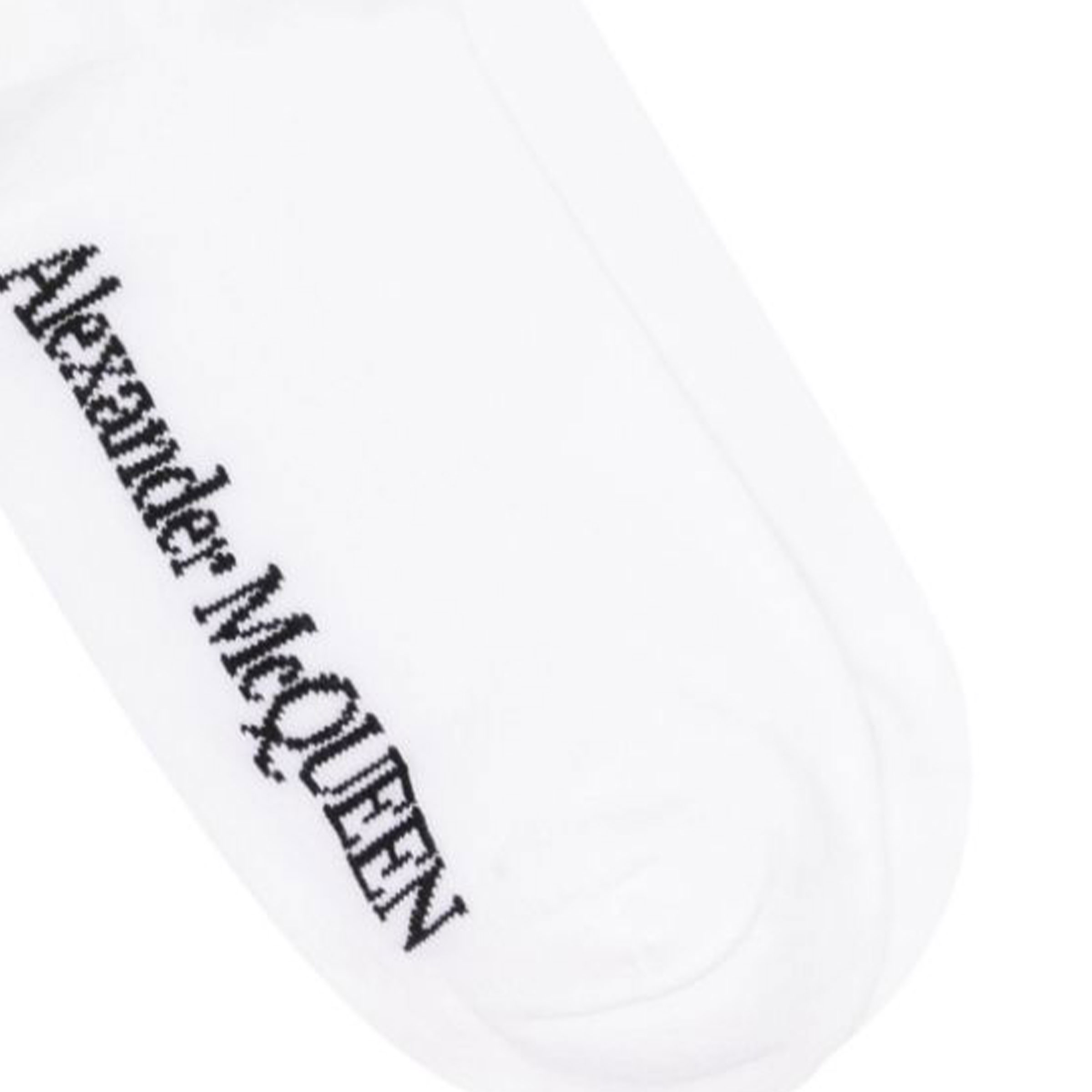 Alexander McQueen Graffiti Logo Intarsia Socks