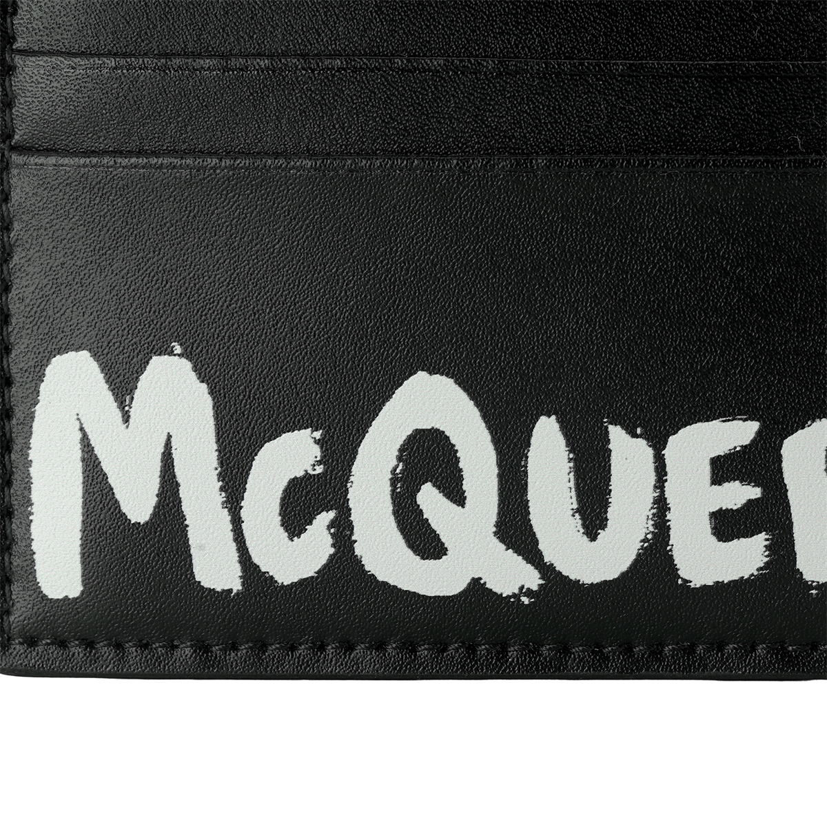 Мужская сумка-картхолдер Alexander McQueen Logo (черная) — фото 8