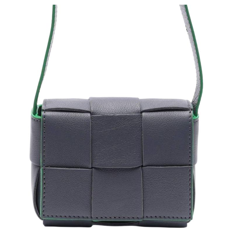 Мужская сумка Bottega Veneta (ланжерон-синяя) — фото 3