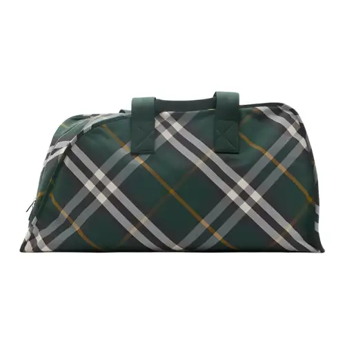 Burberry Polyamide With Calfskin Handbag Travel Bag Men's Ivy