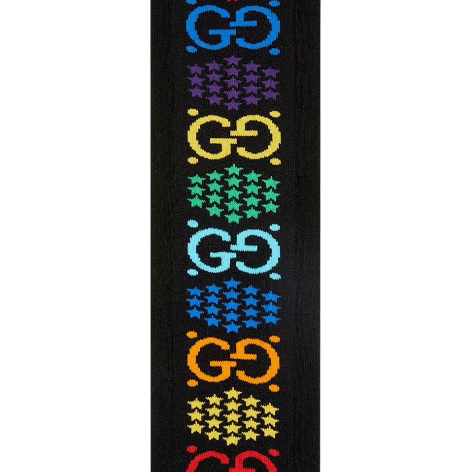 GUCCI Knee High Socks Unisex 1 Pack Black