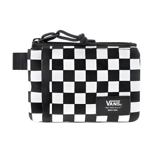 Vans Polyester Wallet Coin Purse Unisex Black White