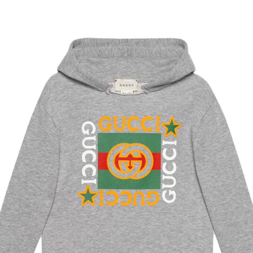 Детское худи Gucci (серое) — фото 4