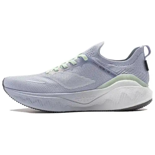 Li Ning YueYing 3.0 Pro Slip Resistant Abrasion Resistant Low top Casual Running Shoes Women's Green Purple