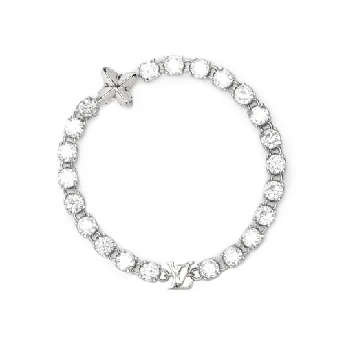 LOUIS VUITTON Metal Bracelets Men's Silver