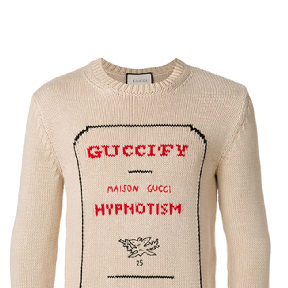 Мужской свитер Gucci (бежевый) — фото 2