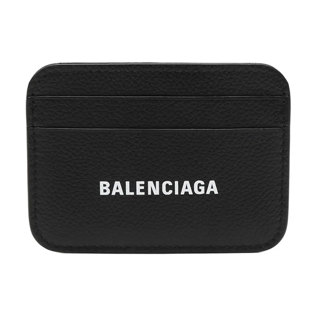 Balenciaga Cash Cow Leather Card Holder Card Holder Women's Black