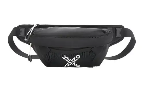 KENZO Polyester Sling Bag, Fanny Pack Small Men's Black