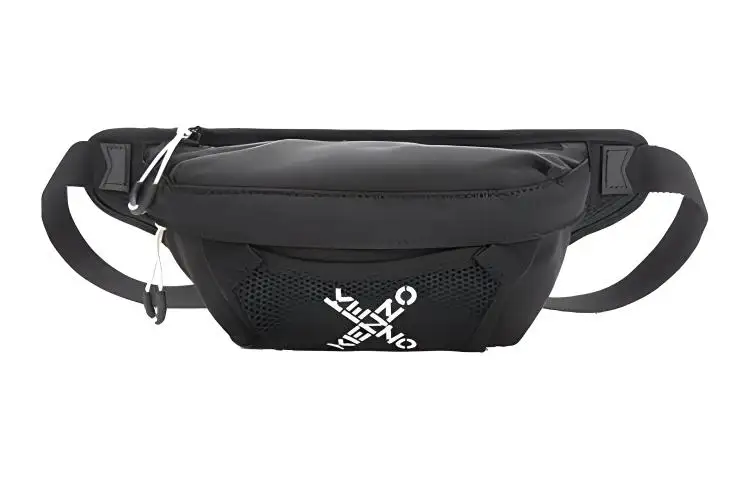 KENZO Polyester Sling Bag, Fanny Pack Small Men's Black