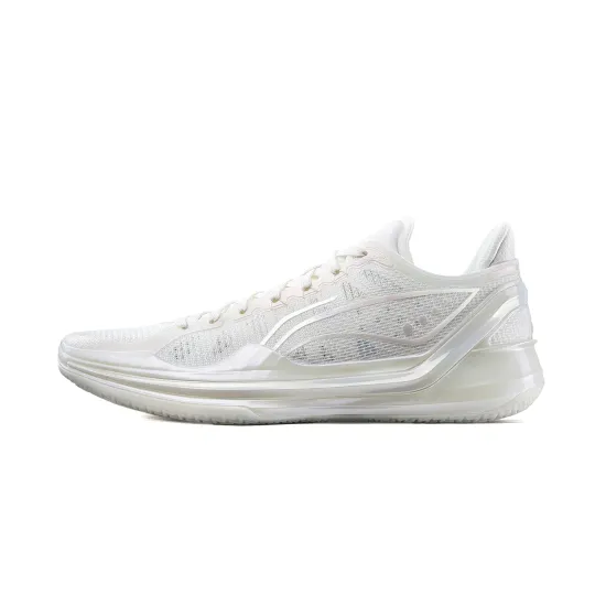LINING Blade 4V2 Basketball Shoes Men Low-Top Mist White