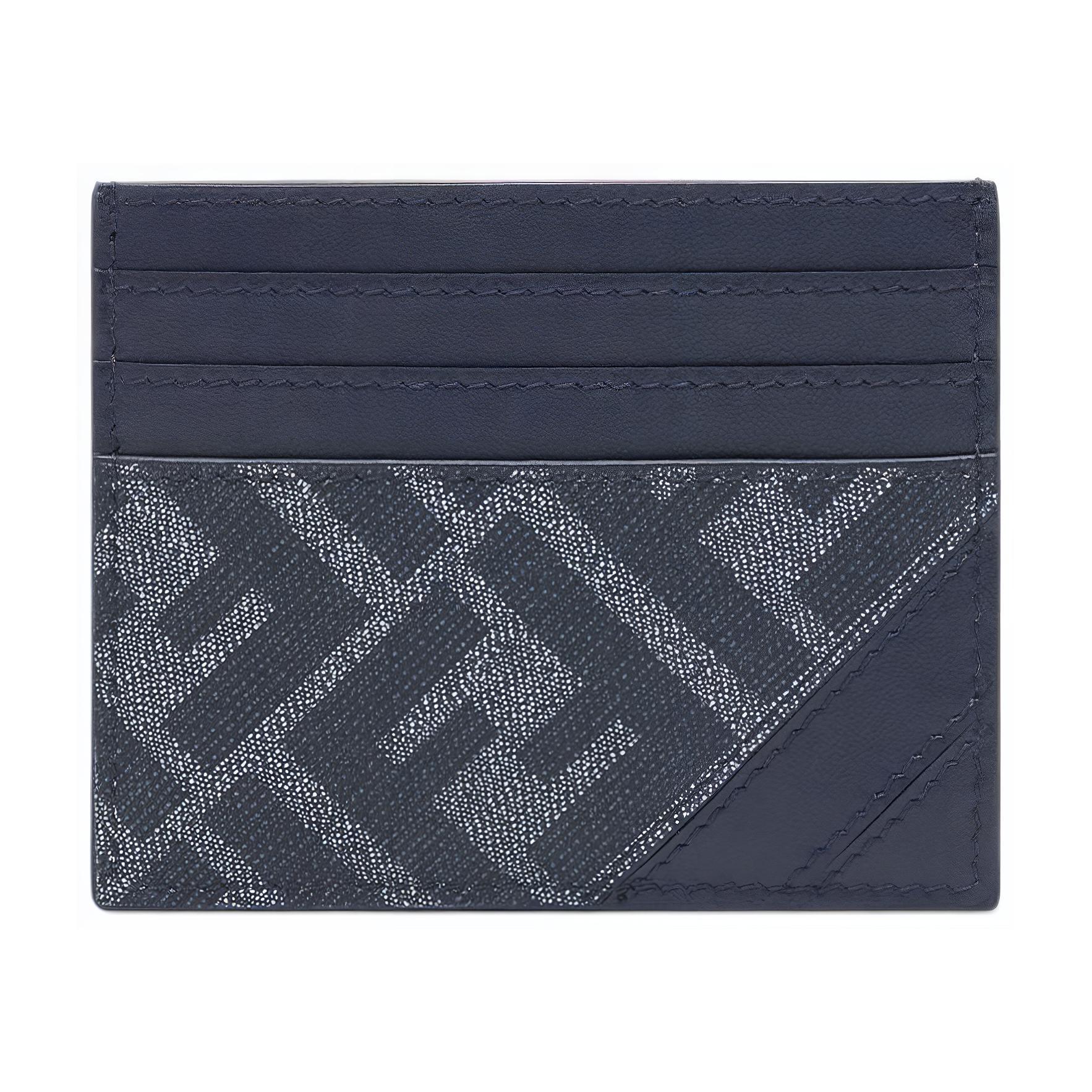 Мужской кошелек Fendi FENDI Logo (синий)