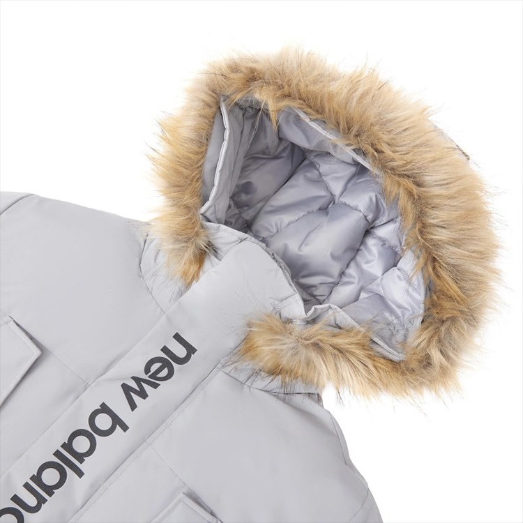 Мужская куртка New Balance Down Jacket (серая) — фото 2