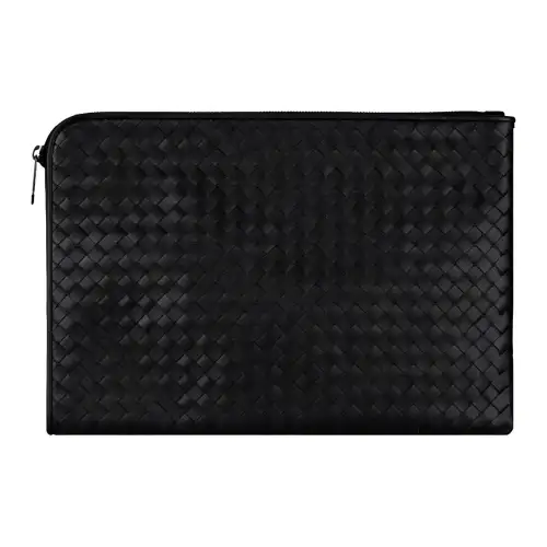 Bottega Veneta Sheepskin Clutch Women's Black