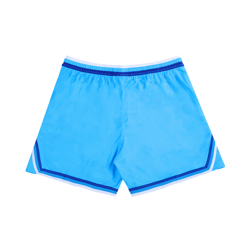 Li Ning CBA Basketball Shorts 24 25 Season, Ningbo Team Men’s Tile Blue