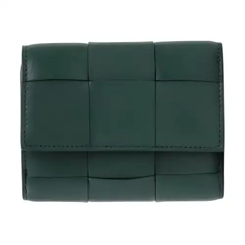 Bottega Veneta Sheepskin Wallet Small Women's Jasper