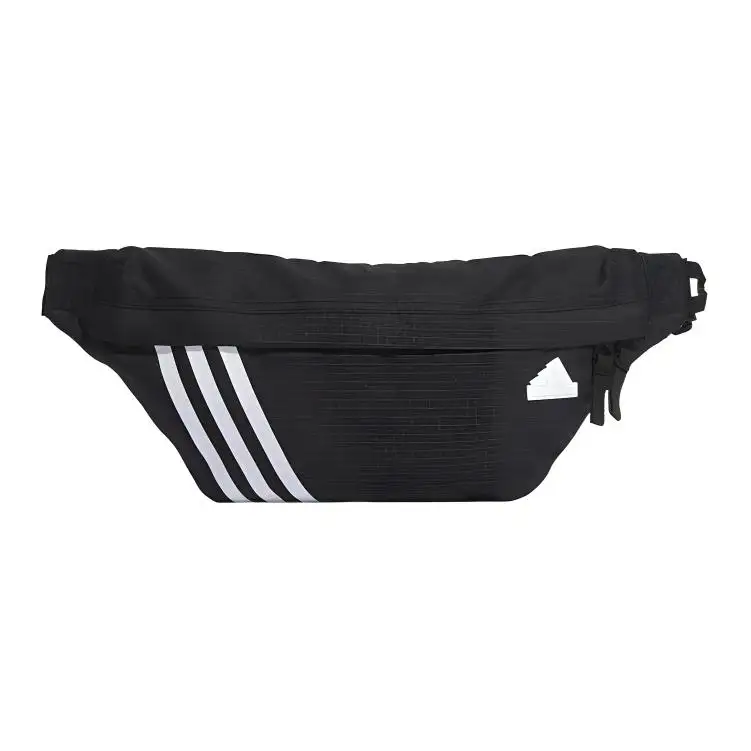 Adidas Adjustable Strap Polyester One Shoulder Crossbody Fanny Pack Regular Unisex Black