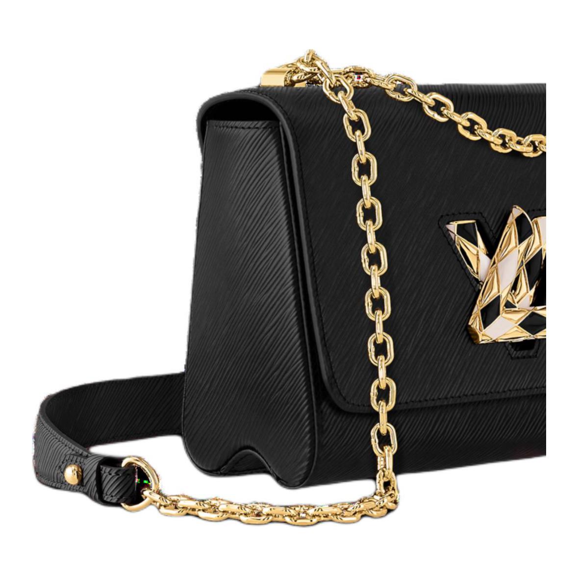 Женская сумка Louis Vuitton Twist (черная) — фото 4
