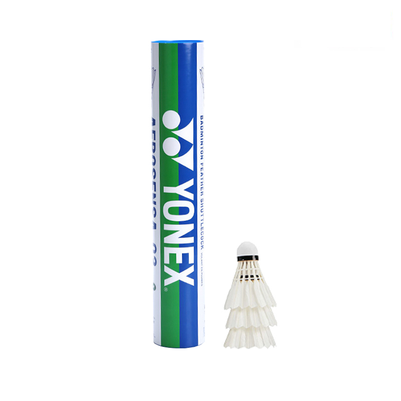 YONEX AS03 Duck Feather Shuttlecock 12 Pack Duck Feather Big Board Duck Feather Indoor Shuttlecocks