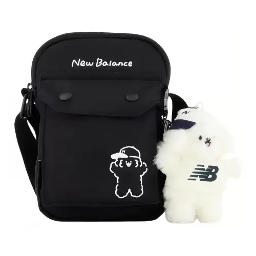 New Balance Fabric Crossbody Bag Regular Unisex Black