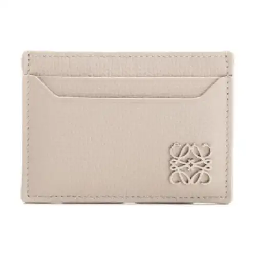 LOEWE Calfskin Card Holder Women's Light Umber