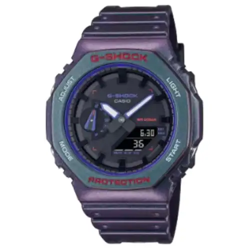 CASIO 200m Waterproof Quartz Movement Watch Men's Watches Purple Watch Dial