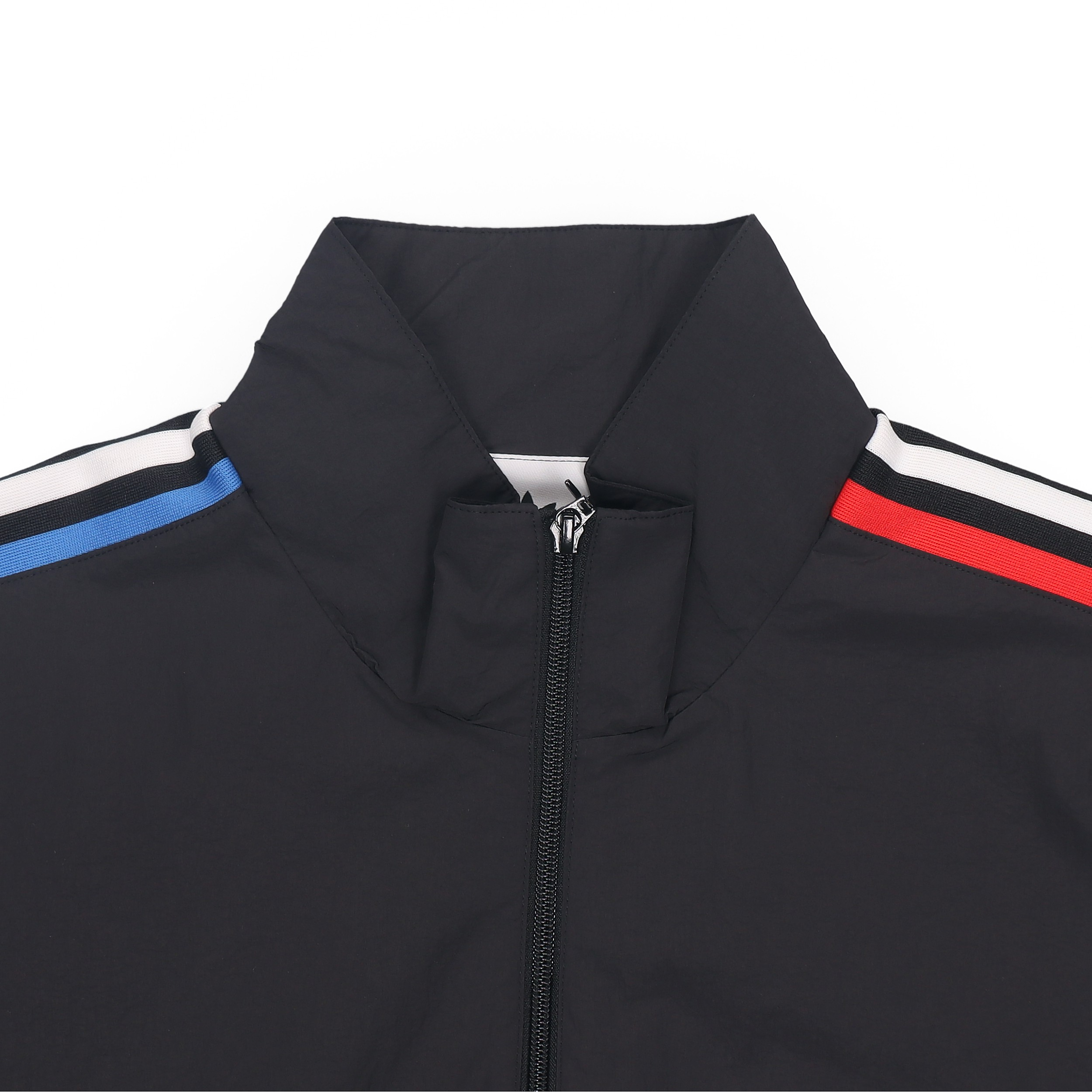 Мужская куртка adidas Tricol Tt (черная) — фото 5