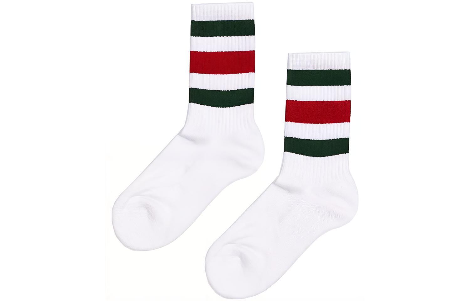 GUCCI Striped Web Socks