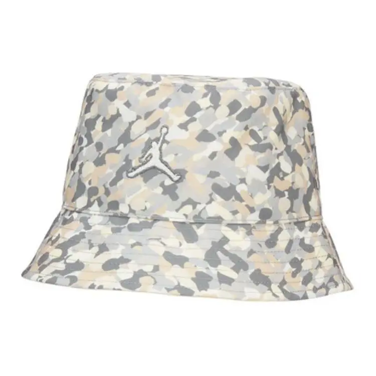 Jordan Brand Logo Polyester Bucket Hats Men's Gray