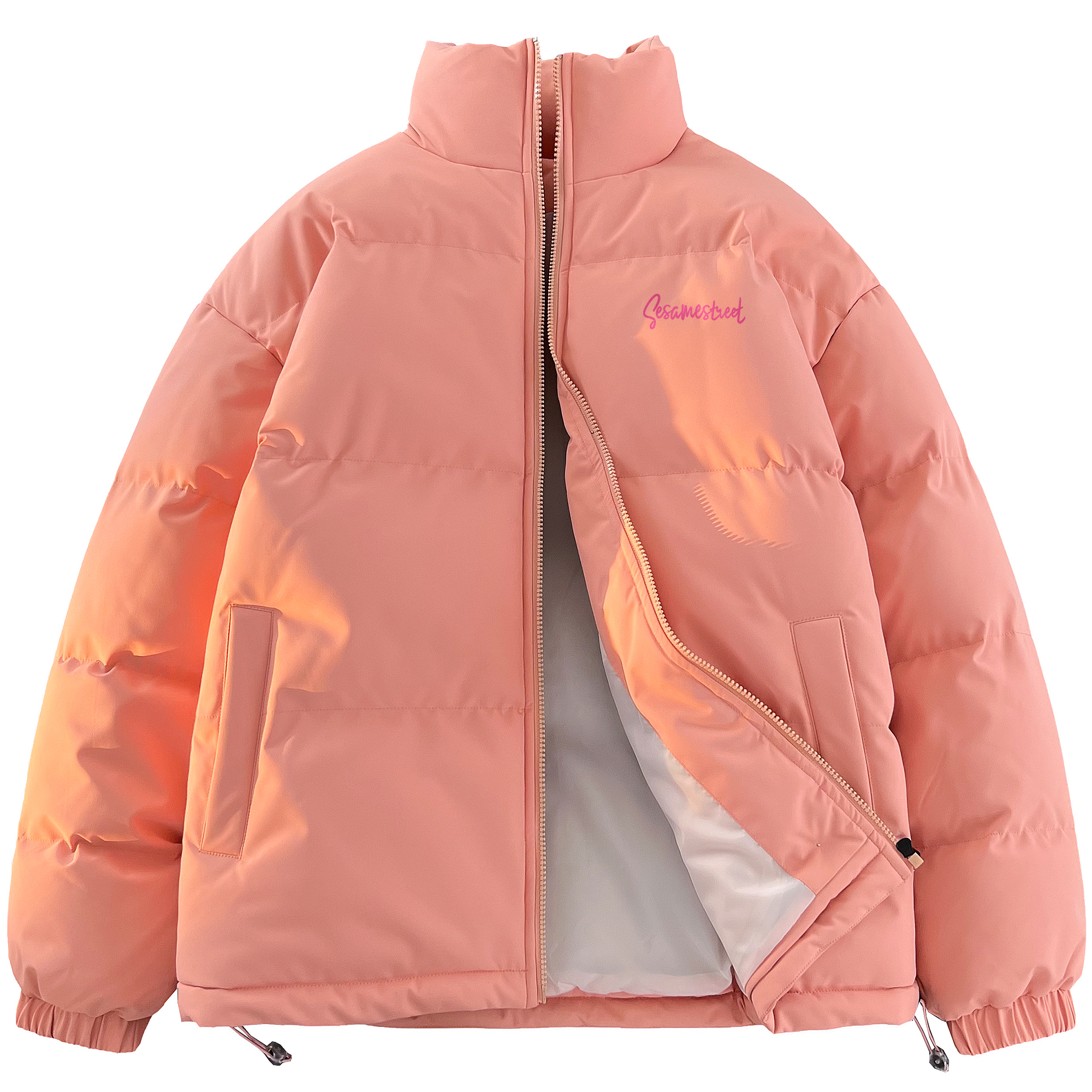 Куртка Sesame Street Logo Puffer (однотонная)