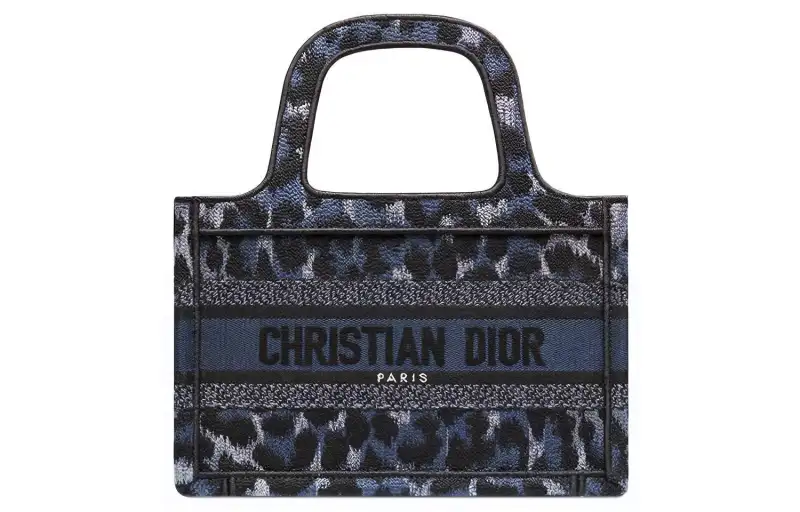 DIOR BookTote Embroidery Tote Bag, Shopping Bag, Handbag Mini Women's