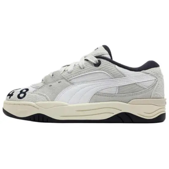 PUMA 180 Anti Slip Wear Resistant Low Top Skateboard Shoes Unisex Gray