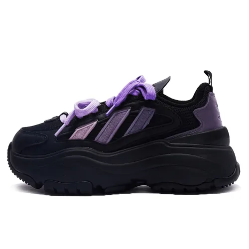 Adidas Originals OZGAIA Bubble Jellyfish, Grape Black Forest Slip Resistant Low top Casual Shoes Women's Purple